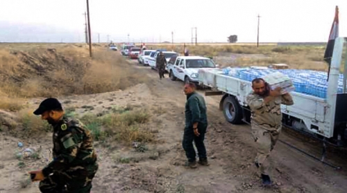 کمک رسانی به مجاهدان عراقی