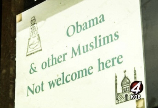 New Mexico store hate message
