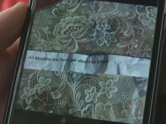 anti-Muslim threats