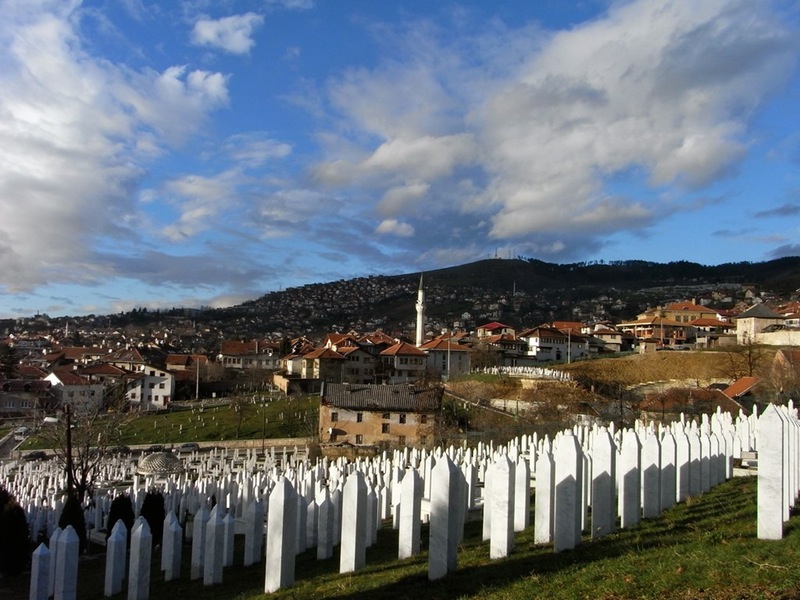 What an old Muslim cemetery looks like Sarajevo. It would take centuries before anything built in Chisago County could come close.