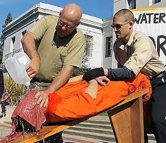 Waterboarding torture
