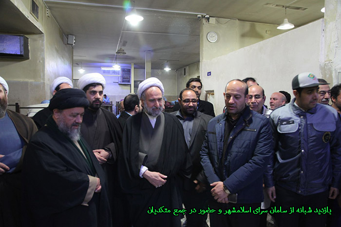 بازدید شبانه اعضای شورای مرکزی جامعه وعاظ از بی خانمان ها و متکدیان