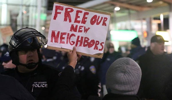 US Protest against Muslim Ban