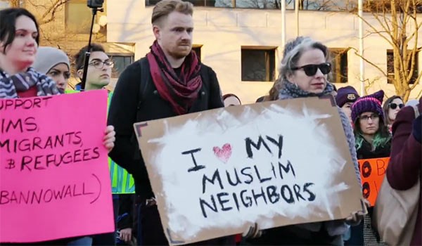 US Protest against Muslim Ban