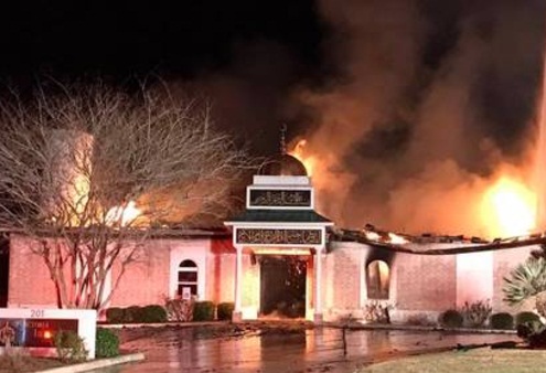 Mosque Fired