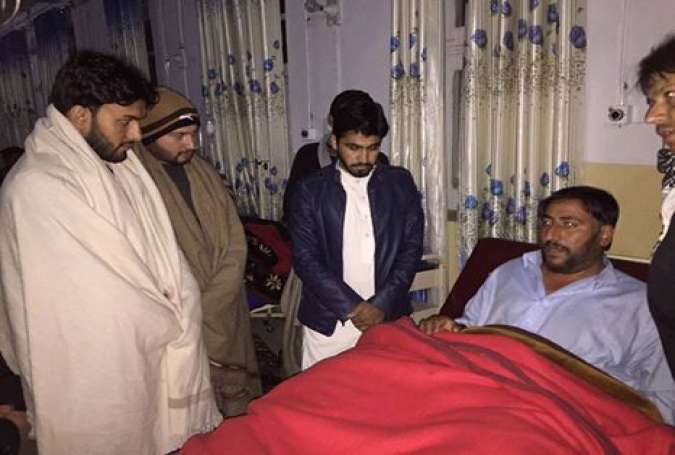 آئی ایس او کے وفد کی  پاراچنار  دھماکے کے زخمیوں اور خانوادہ سے  ملاقات