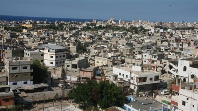 This photo shows Ain al-Hilweh refugee camp in southern Lebanon.