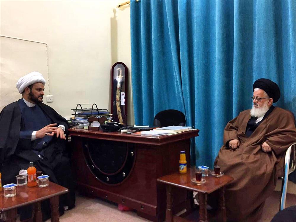 شیخ اکرم الکعبی و آیت الله مجتبی حسینی