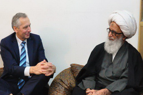 Ayatollah Bashir al-Najafi and Ján Figeľ