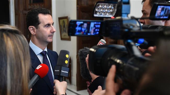 The handout picture released by Syria