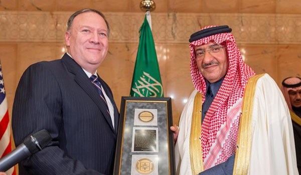 Saudi Crown Prince Receives CIA Honor for Anti-Terror Efforts