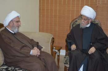 آیت الله نابلسی و حجت الاسلام محمد یزبک