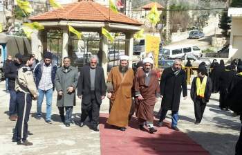 شیخ حسام العیلانی و شیخ زید زاهر از روحانیان لبنان
