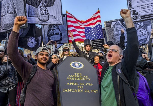 Anti-Trump Protests Continue in US