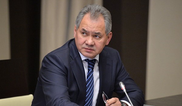 The Russian defense minister Sergei Shoigu