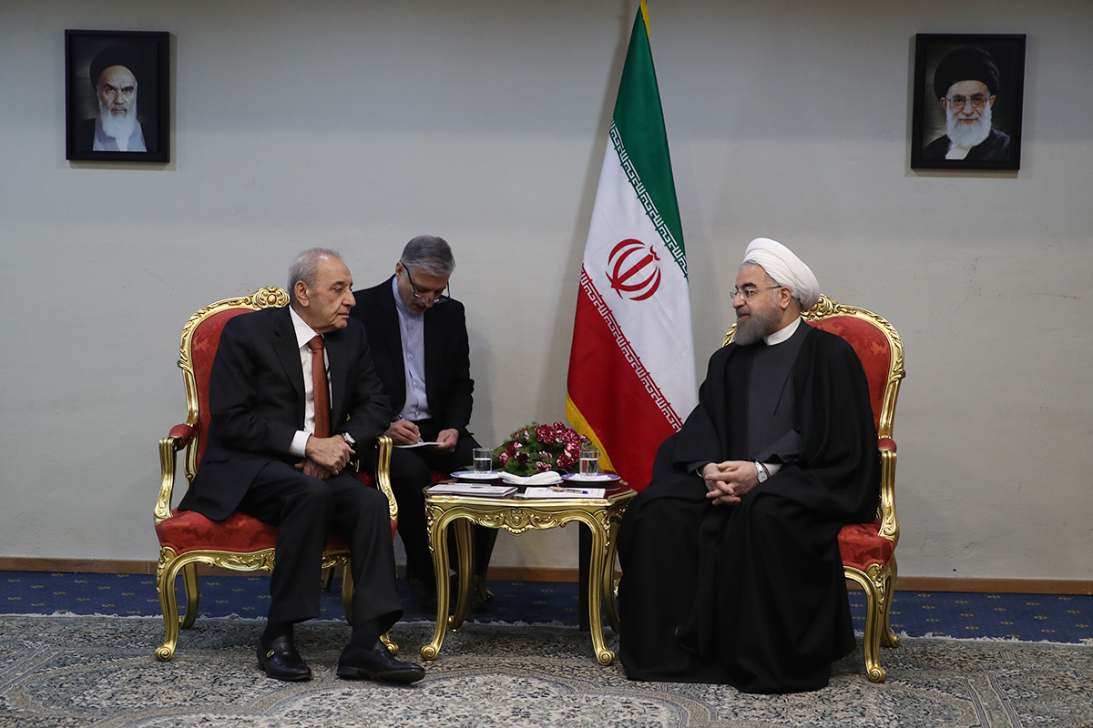 روحانی در دیدار رییس مجلس لبنان