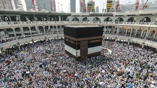 People perform Hajj rituals around the Kaaba at the Grand Mosque in the holy city of Mecca, Saudi Arabia. (File Photo)