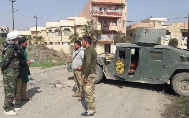 مبلغو العتبة العلوية يشاركون بتحرير حي الجوسق في الموصل