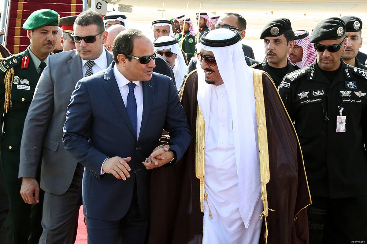 Egyptian President Elsisi and Saudi King Salman