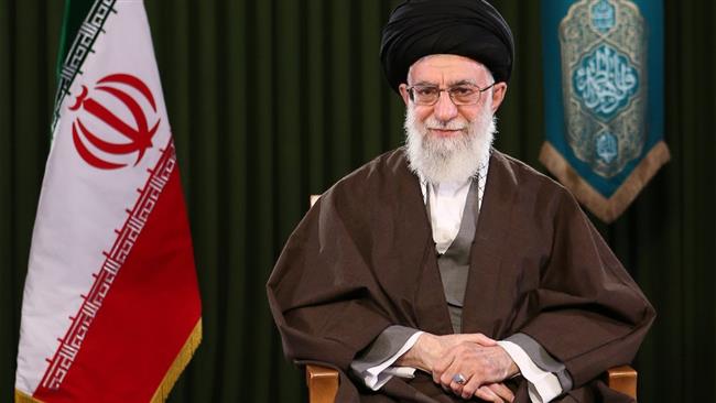 A photo released by official website of the Supreme Leader of the Islamic Revolution on March 20, 2017 shows Ayatollah Sayyed Ali Khamenei addressing the nation.