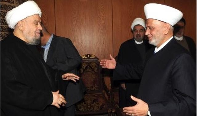 شیخ عبداللطیف دریان مفتی لبنان و آیت الله قبلان