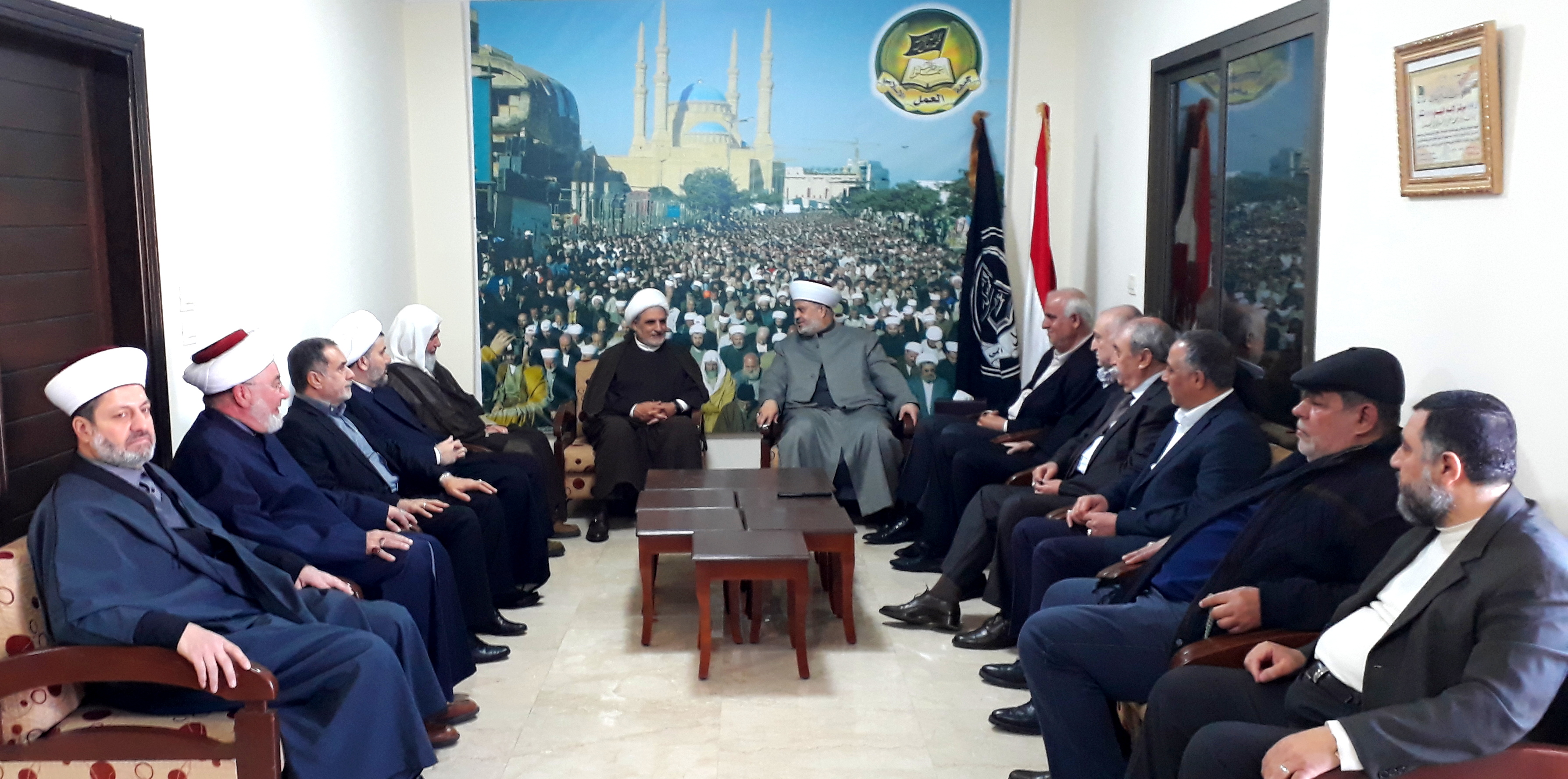 دیدار اعضای جنبش امل و جبهه العمل اسلامی لبنان