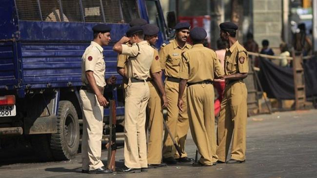 Indian police officers.