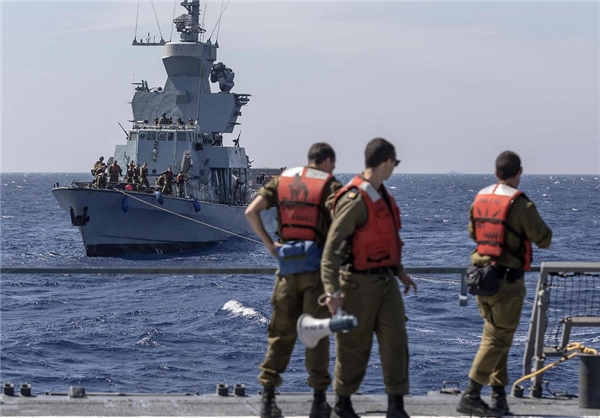 رزمایش دریایی رژیم صهیونیستی در نزدیکی آب های لبنان