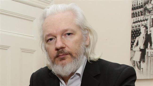 WikiLeaks founder Julian Assange gesturing during a press conference inside the Ecuadorian embassy in London. (AFP file photo)