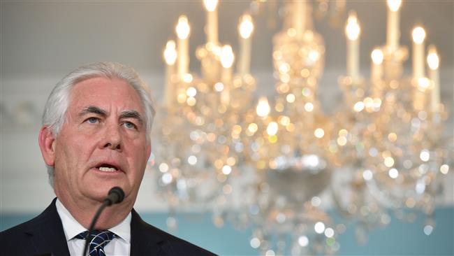US Secretary of State Rex Tillerson speaks at the State Department on April 19, 2017 in Washington, DC. (Photos by AFP)