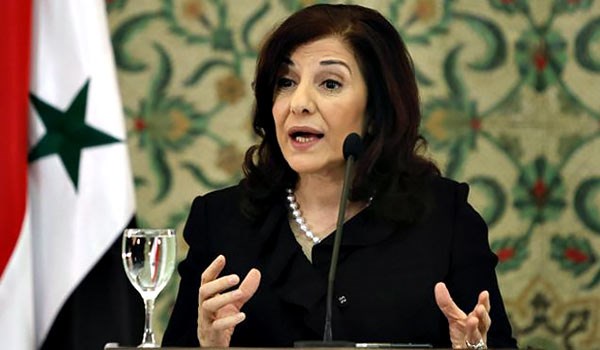 Syrian President Bashar Assad’s political and media adviser, Buthaina Shaaban