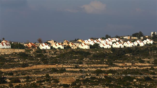 A picture taken on April 16, 2017 shows a general view of the Jewish settlement of Ateret west of the city of Ramallah in the occupied West Bank. (Photo by AFP)