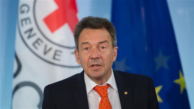 President of the International Committee of the Red Cross (ICRC) Peter Maurer (photo by AFP)