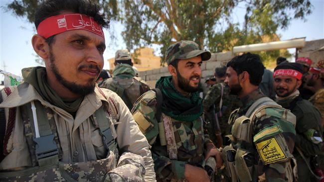 Members of the Iraqi pro-government Popular Mobilization Units (Hashd al-Sha’abi)