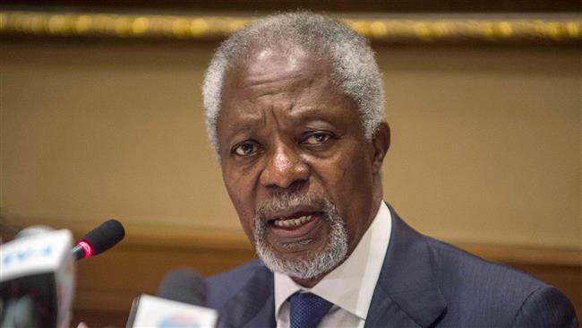 Former United Nations secretary-general Kofi Annan (Photo by AFP)