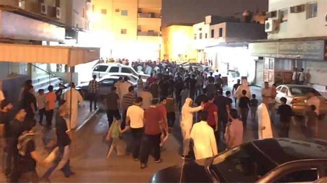 Bahrainis hold protest rallies across the kingdom against the bloody Diraz crackdown May 25, 2017.