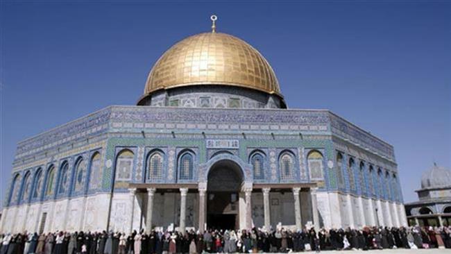 Rock shrine in the al-Aqsa mosque