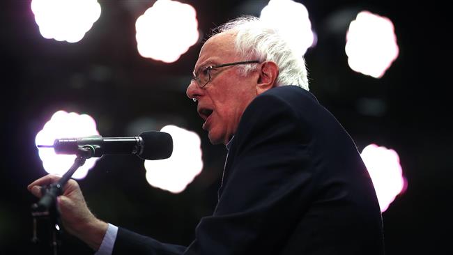 US Senator Bernie Sanders (Photo by AFP)