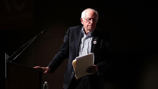 US Senator Bernie Sanders (Photo by AFP)