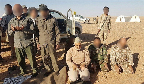 Fatemiyoun Brigade Forces Deployed at Syrian-Iraqi Borders