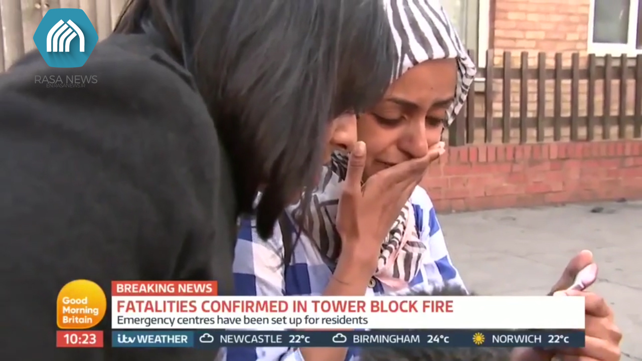 Woman trapped in burning flat records