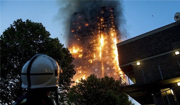 Grenfell Tower Fire in London