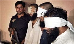 عوامل بازداشت شده عملیات لشکر جهنگوی در روز شهادت حضرت علی(ع) در پاکستان