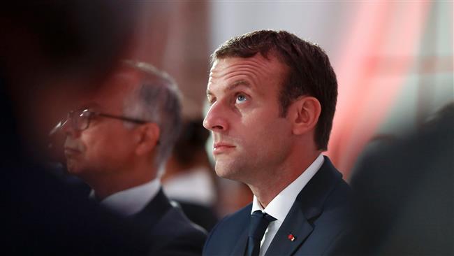 French President Emmanuel Macron attends a dinner organised by the French Council of the Muslim Faith (CFCM) to break the fast of Ramadan, in Paris, on June 20, 2017. (Photos by AFP)