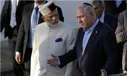 سفر نخست وزیر هند به سرزمین های اشغالی دیدار مودی با نتانیاهو