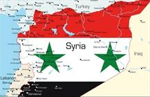 نقشه سوریه پرچم سوریه