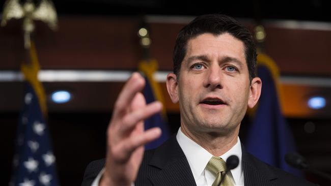 Speaker of the House Paul Ryan speaks during a press conference on Capitol Hill in Washington, DC, June 29, 2017. (Photo by AFP)