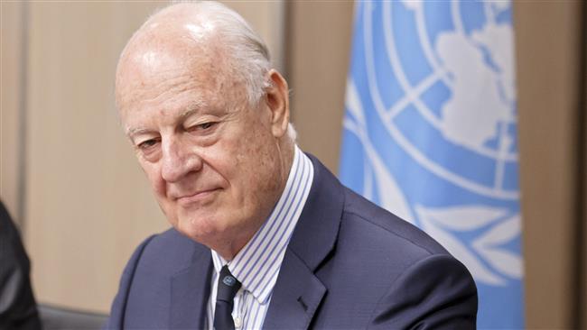 United Nations Special Envoy for Syria Staffan de Mistura looks during the intra-Syrian talks at the UN office in Geneva, Switzerland, July 10, 2017. (Photo by AFP)