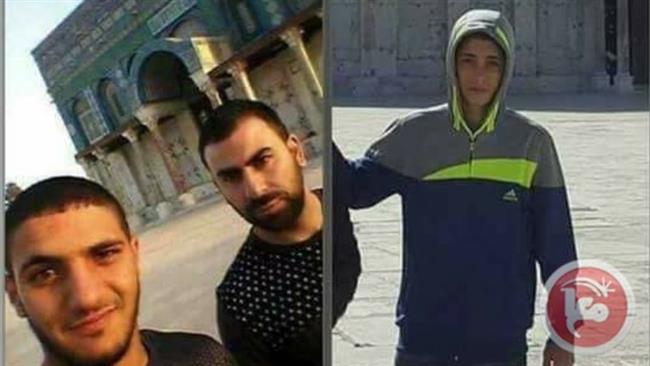 The combo image released by the Palestinian Ma’an news agency shows the Palestinians killed in a shooting in Jerusalem al-Quds, July 14, 2017.