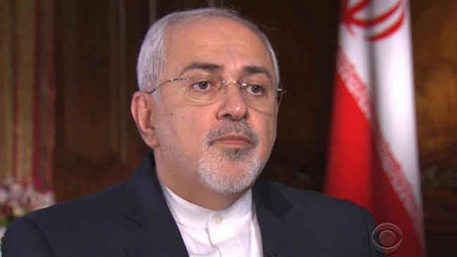 Iranian Foreign Minister Mohammad Javad Zarif is seen during an interview with CBS, July 18, 2017.